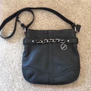 Pebble Leather Coach Bag